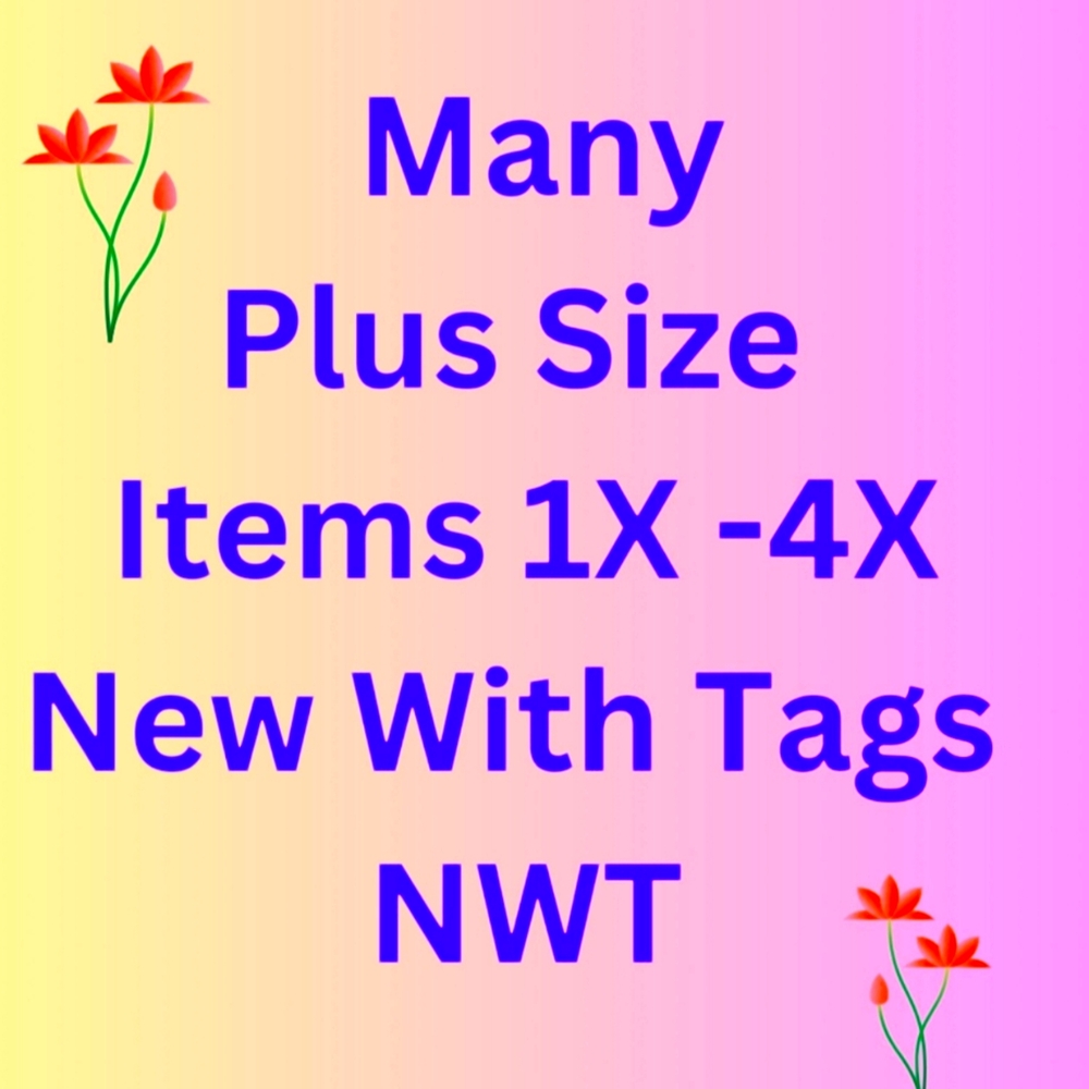 - REASONABLE OFFERS Encouraged, Most are New w Tags NWT & Many Plus Size I…